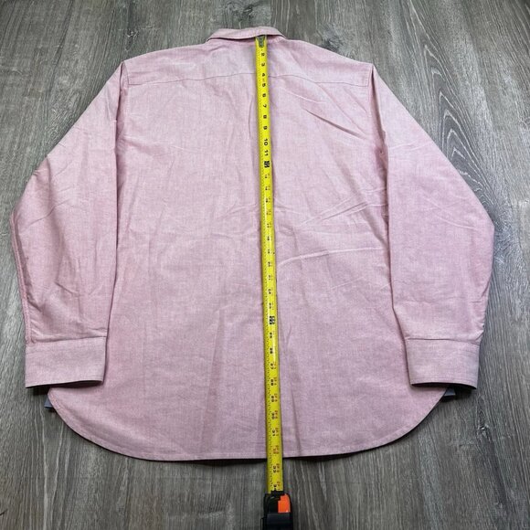 Nantucket Whaler Button Down Shirt Men’s Size XL Salmon Pink Embroidered Patch - Picture 13 of 13